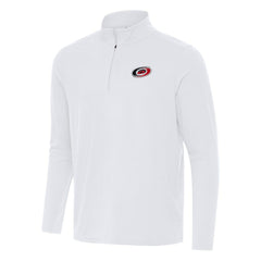 NHL Carolina Hurricanes Antigua Intent Quarter-Zip Top - White