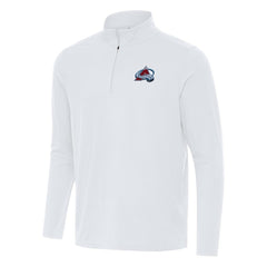 NHL Colorado Avalanche Antigua Intent Quarter-Zip Top - White