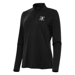 NHL Anaheim Ducks Antigua Women's Reprocess Quarter-Zip Top - Black