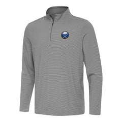 NHL Buffalo Sabres Antigua Twine Quarter-Zip Top - Black