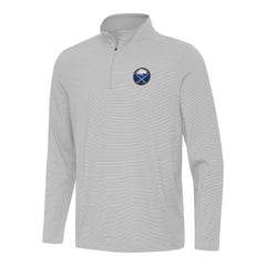 NHL Buffalo Sabres Antigua Twine Quarter-Zip Top - Gray