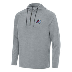 NHL Colorado Avalanche Antigua Spikes Quarter-Zip Hoodie - Heather Gray