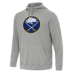 NHL Buffalo Sabres Antigua Cloud Pullover Hoodie - Heather Gray