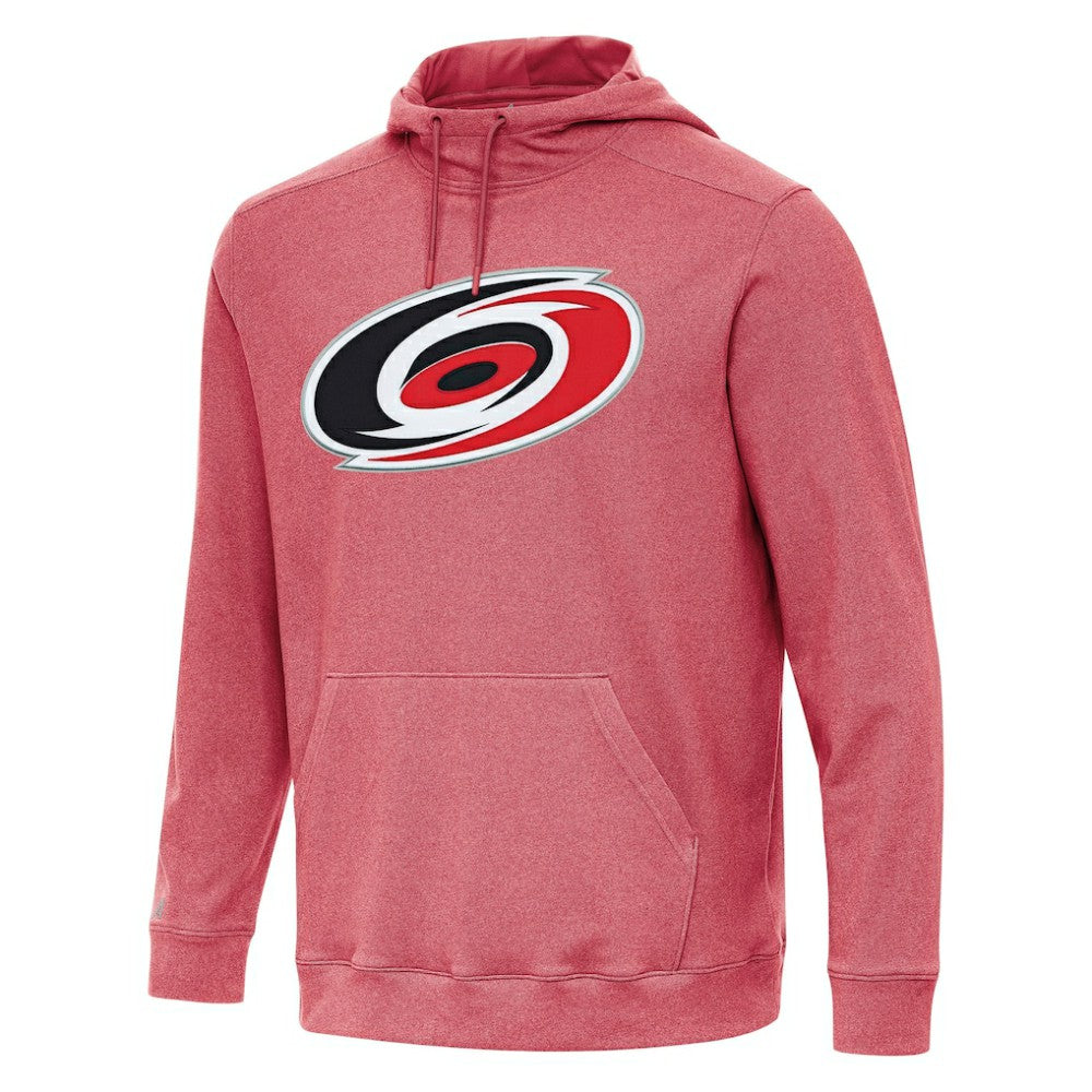 NHL Carolina Hurricanes Antigua Cloud Pullover Hoodie - Heather Red