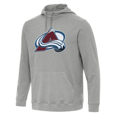 NHL Colorado Avalanche Antigua Cloud Pullover Hoodie - Heather Gray