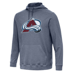 NHL Colorado Avalanche Antigua Cloud Pullover Hoodie - Heather Navy