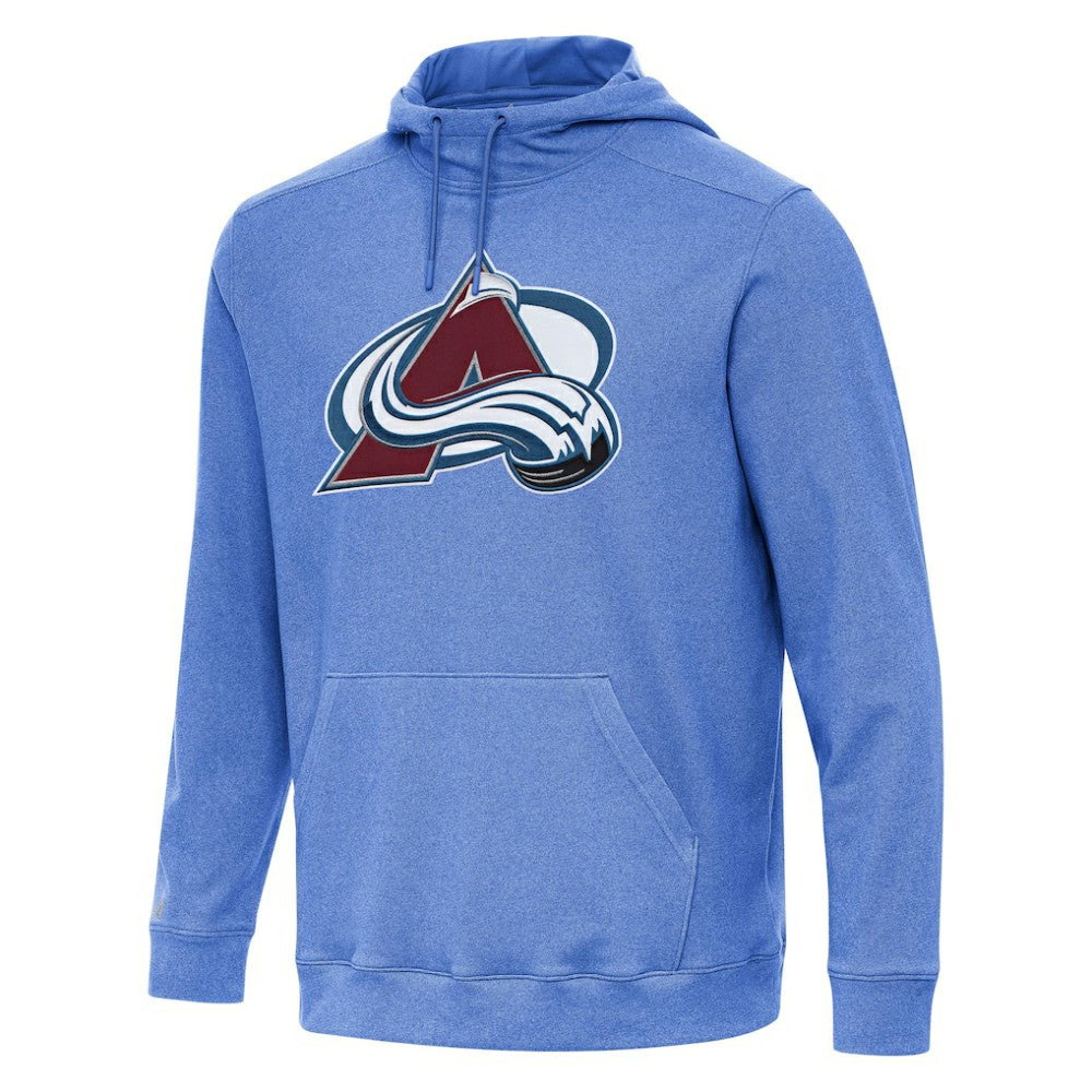 NHL Colorado Avalanche Antigua Cloud Pullover Hoodie - Heather Royal