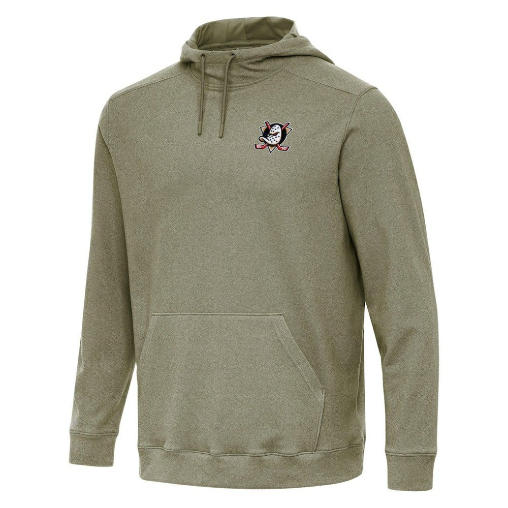 NHL Anaheim Ducks Antigua Cloud Pullover Hoodie - Olive