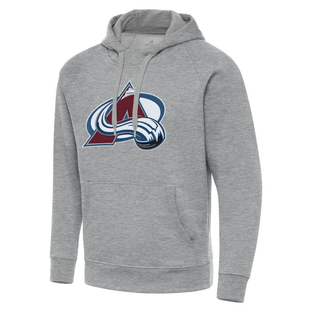 NHL Colorado Avalanche Antigua Big & Tall Victory Pullover Hoodie - Heather Gray