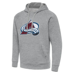 NHL Colorado Avalanche Antigua Big & Tall Victory Pullover Hoodie - Heather Gray