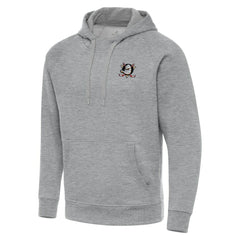NHL Anaheim Ducks Antigua Big & Tall Victory Pullover Hoodie - Heather Gray