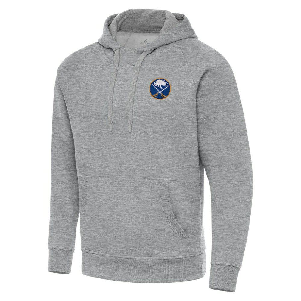 NHL Buffalo Sabres Antigua Big & Tall Victory Pullover Hoodie - Heather Gray