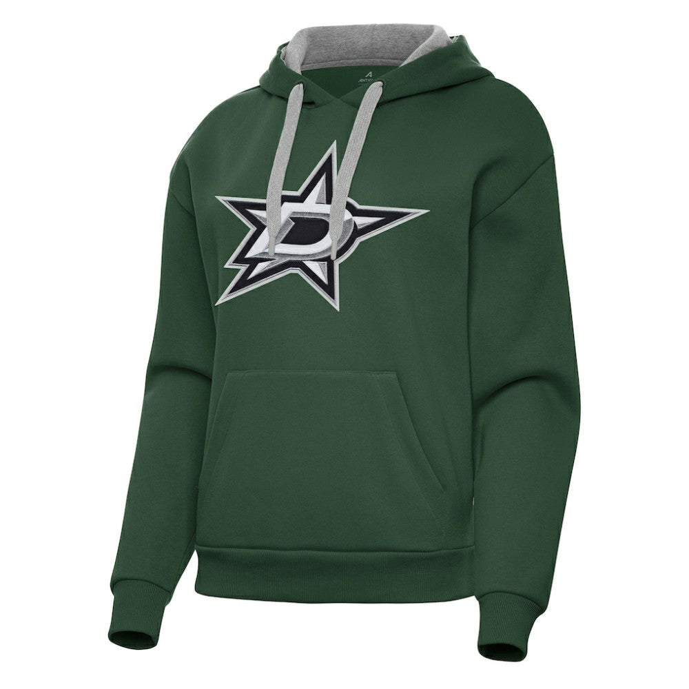 NHL Dallas Stars Antigua Women's Victory Pullover Hoodie - Hunter Green