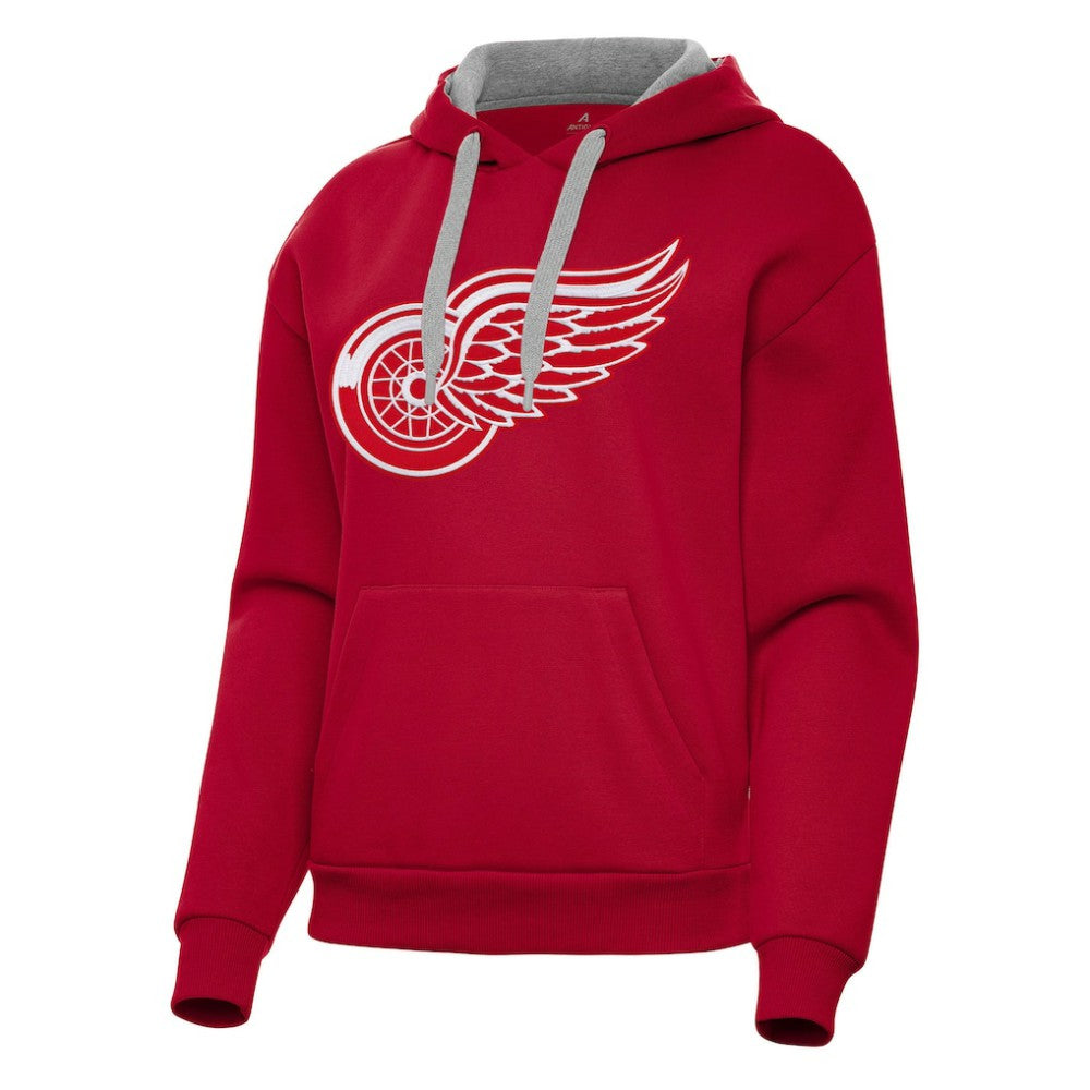 NHL Detroit Red Wings Antigua Women's Victory Pullover Hoodie - Red