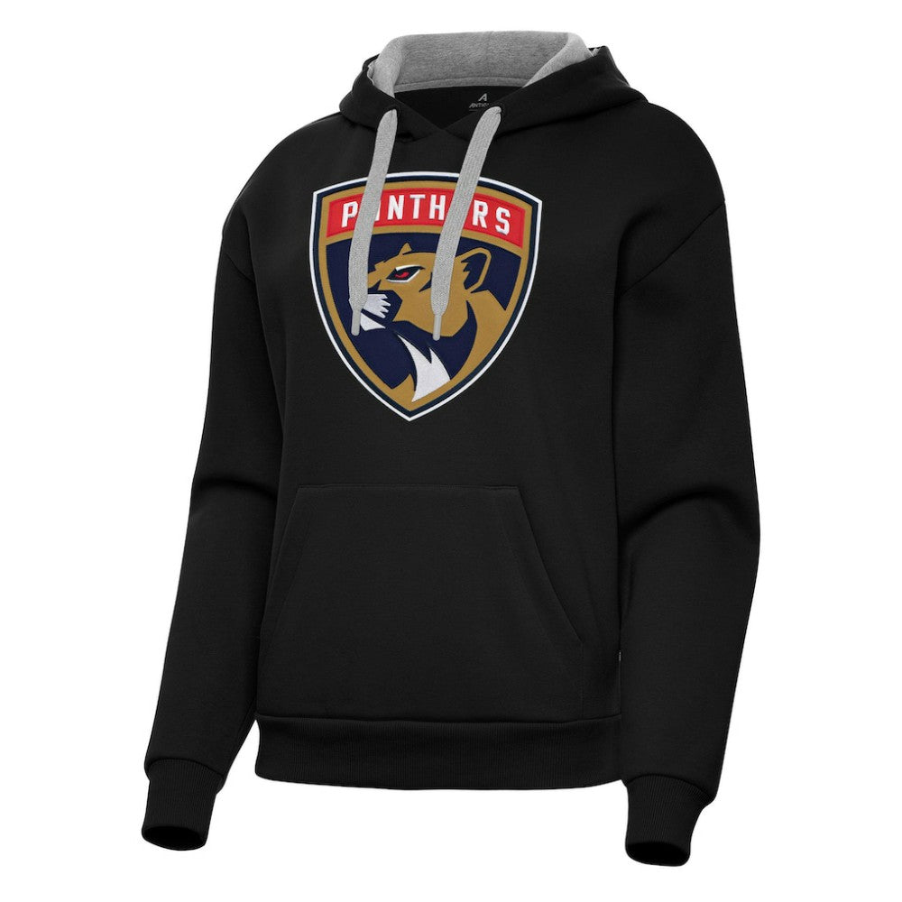 NHL Florida Panthers Antigua Women's Victory Pullover Hoodie - Black
