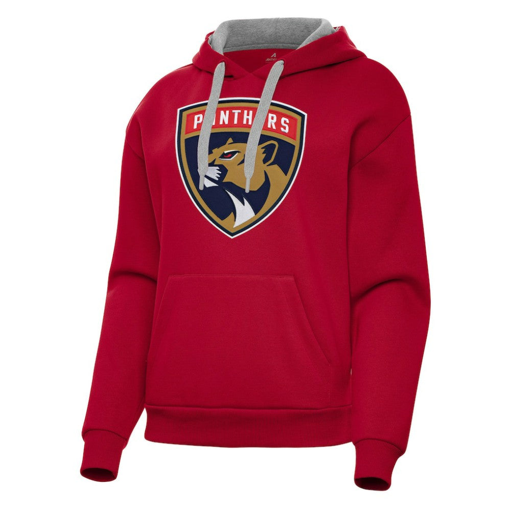NHL Florida Panthers Antigua Women's Victory Pullover Hoodie - Red