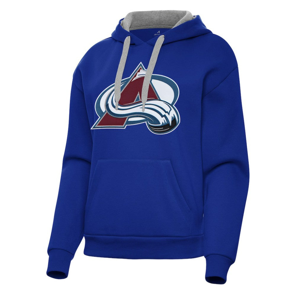 NHL Colorado Avalanche Antigua Women's Victory Pullover Hoodie - Royal
