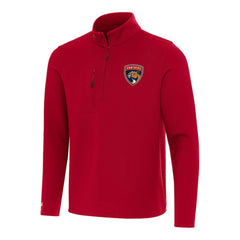 NHL Florida Panthers Antigua Insider Quarter-Zip Top - Red
