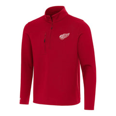 NHL Detroit Red Wings Antigua Insider Quarter-Zip Top - Red
