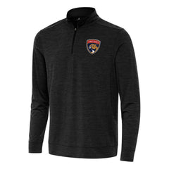 NHL Florida Panthers Antigua Bright Quarter-Zip Top - Heather Black