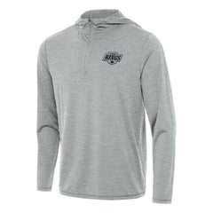 NHL Los Angeles Kings Antigua Tidy Quarter-Zip Hoodie - Heather Gray