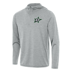 NHL Dallas Stars Antigua Tidy Quarter-Zip Hoodie - Heather Gray