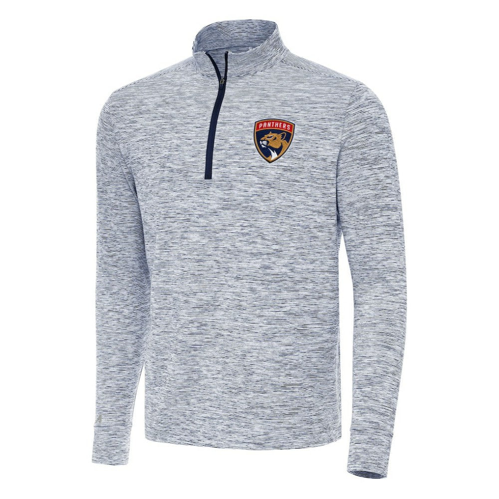 NHL Florida Panthers Antigua Cause Quarter-Zip Top - Navy