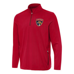 NHL Florida Panthers Antigua Perilous Quarter-Zip Sweatshirt - Red