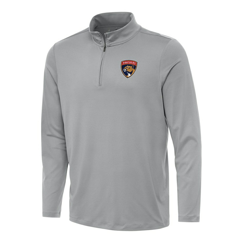 NHL Florida Panthers Antigua Reprocess Quarter-Zip Top - Gray