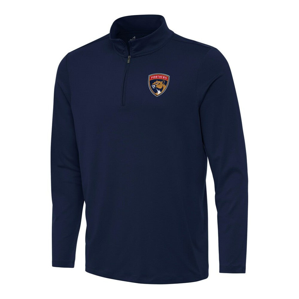 NHL Florida Panthers Antigua Reprocess Quarter-Zip Top - Navy