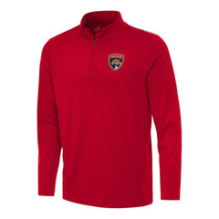 NHL Florida Panthers Antigua Reprocess Quarter-Zip Top - Red