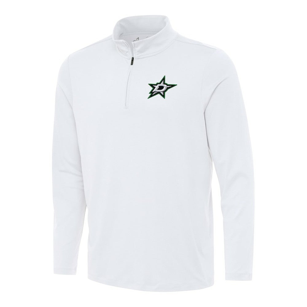 NHL Dallas Stars Antigua Reprocess Quarter-Zip Top - White