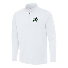 NHL Dallas Stars Antigua Reprocess Quarter-Zip Top - White
