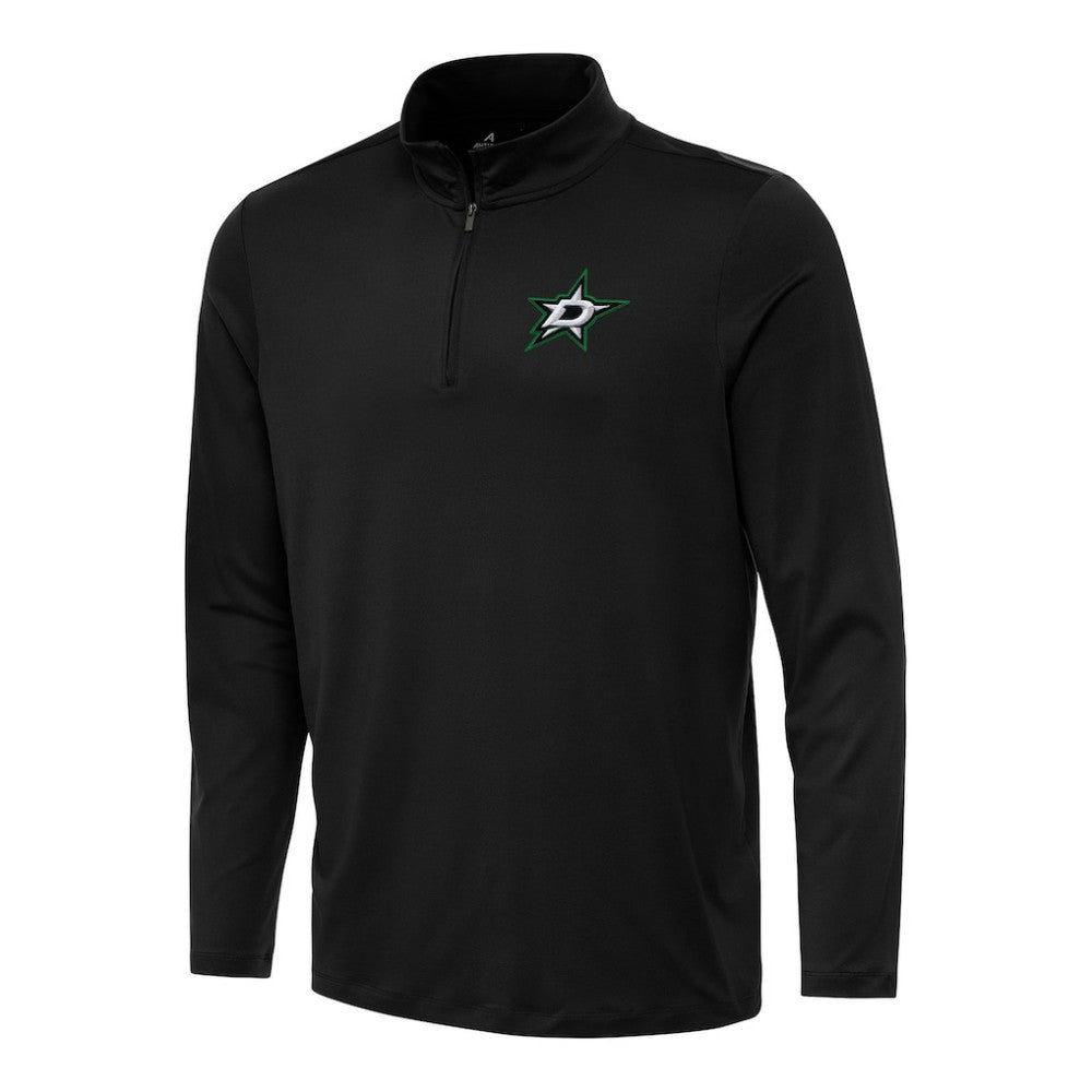 NHL Dallas Stars Antigua Reprocess Quarter-Zip Top - Black