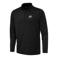 NHL Dallas Stars Antigua Reprocess Quarter-Zip Top - Black
