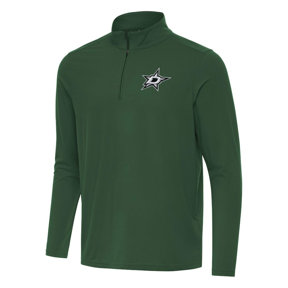 NHL Dallas Stars Antigua Intent Quarter-Zip Top - Hunter Green