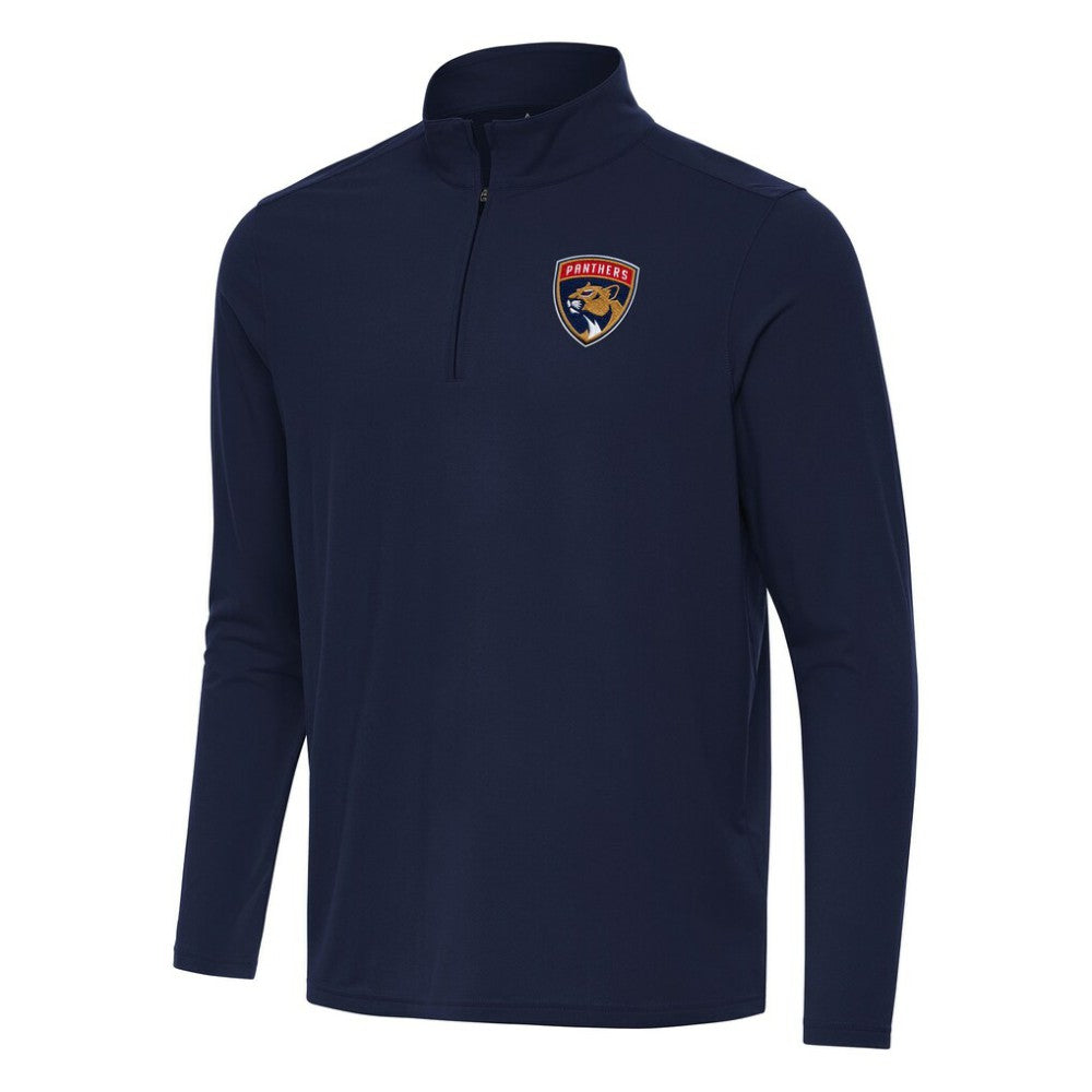 NHL Florida Panthers Antigua Intent Quarter-Zip Top - Navy