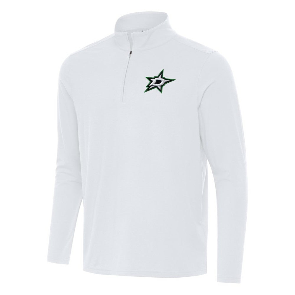 NHL Dallas Stars Antigua Intent Quarter-Zip Top - White