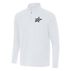 NHL Dallas Stars Antigua Intent Quarter-Zip Top - White