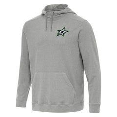 NHL Dallas Stars Antigua Cloud Pullover Hoodie - Heather Gray