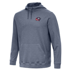 NHL Columbus Blue Jackets Antigua Cloud Pullover Hoodie - Heather Navy