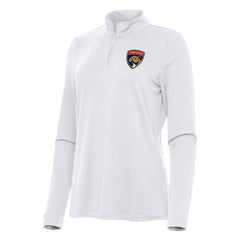 NHL Florida Panthers Antigua Women's Reprocess Quarter-Zip Top - White