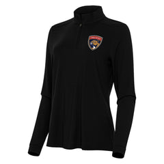 NHL Florida Panthers Antigua Women's Intent Quarter-Zip Top - Black