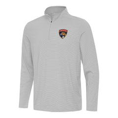 NHL Florida Panthers Antigua Twine Quarter-Zip Top - Gray