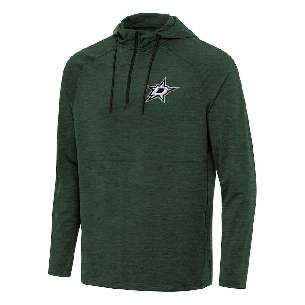 NHL Dallas Stars Antigua Spikes Quarter-Zip Hoodie - Hunter Green
