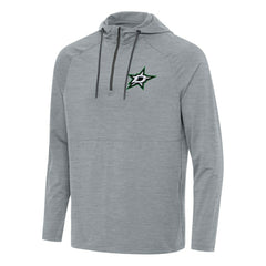 NHL Dallas Stars Antigua Spikes Quarter-Zip Hoodie - Heather Gray