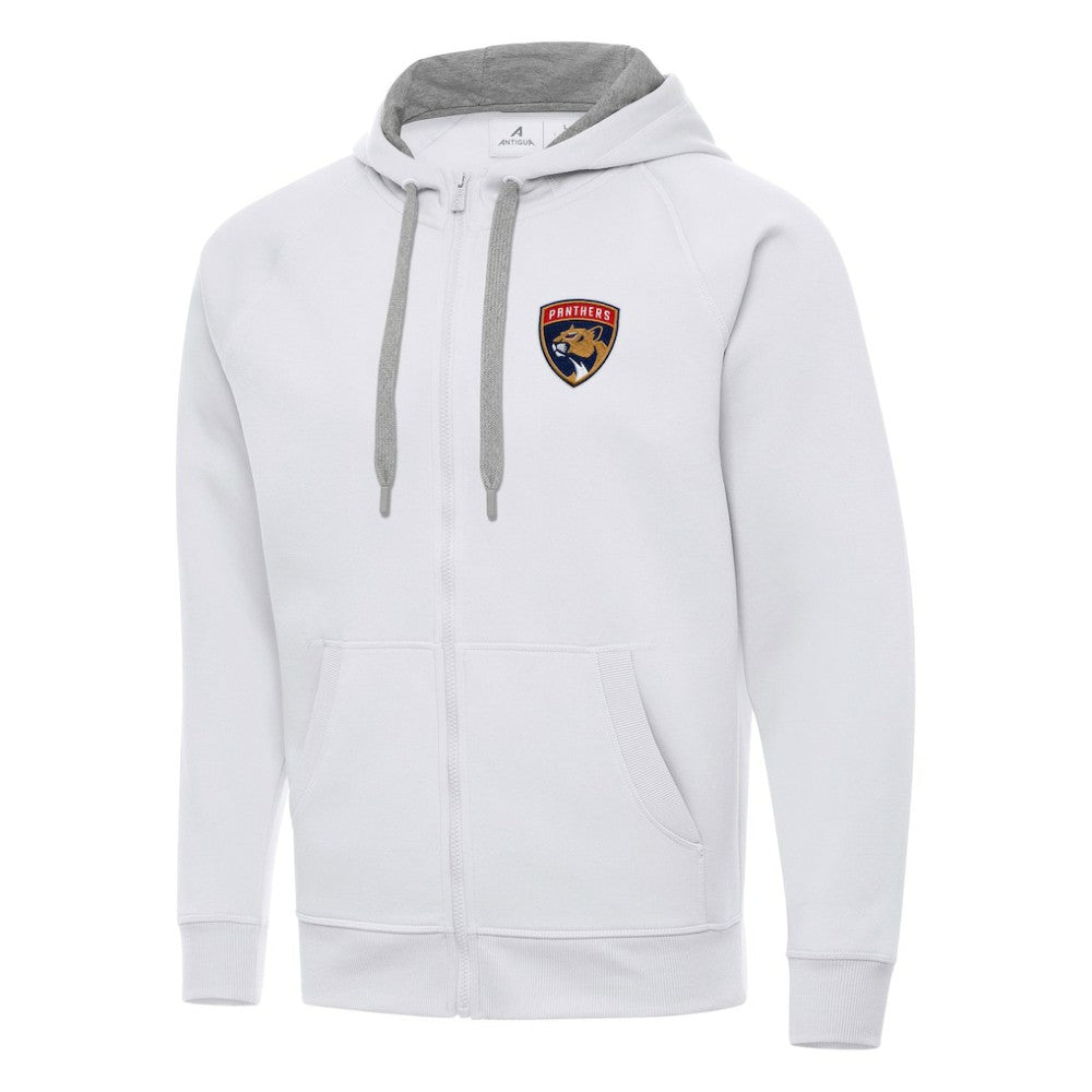 NHL Florida Panthers Antigua Big & Tall Victory Full-Zip Hoodie - White