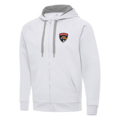 NHL Florida Panthers Antigua Big & Tall Victory Full-Zip Hoodie - White