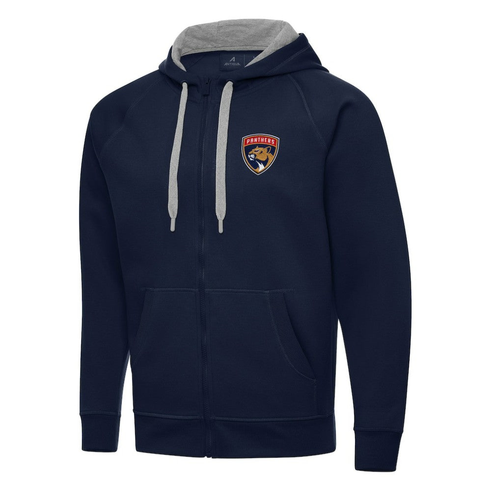 NHL Florida Panthers Antigua Big & Tall Victory Full-Zip Hoodie - Navy