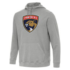 NHL Florida Panthers Antigua Cloud Pullover Hoodie - Heather Gray